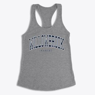 Willowbrook Kansas Traditional Women's Racerback Tank