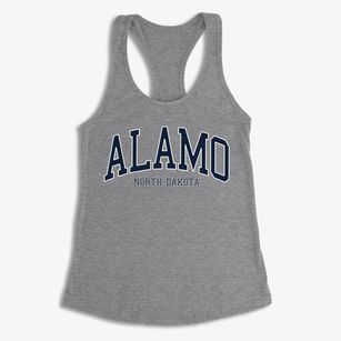 Alamo North Dakota Traditional Women's Racerback Tank