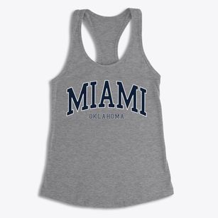 Miami Oklahoma Traditional Women's Racerback Tank
