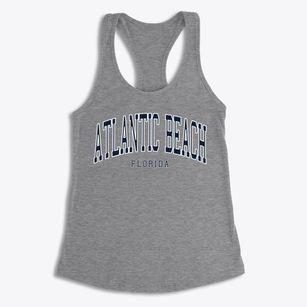 Atlantic Beach Florida Traditional Women's Racerback Tank