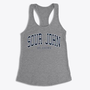Sour John Oklahoma Traditional Women's Racerback Tank