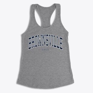 Brownsville Ohio Traditional Women's Racerback Tank