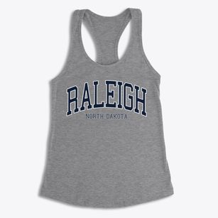 Raleigh North Dakota Traditional Women's Racerback Tank