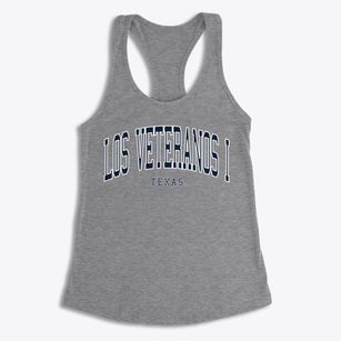 Los Veteranos I Texas Traditional Women's Racerback Tank
