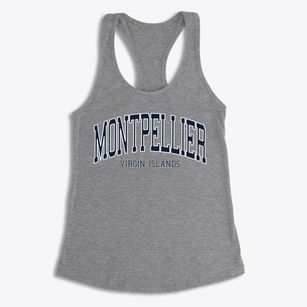 Montpellier Virgin Islands Traditional Women's Racerback Tank