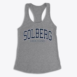 Solberg Virgin Islands Traditional Women's Racerback Tank