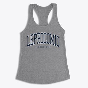 Leprocomio Puerto Rico Traditional Women's Racerback Tank