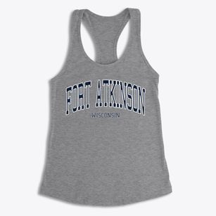 Fort Atkinson Wisconsin Traditional Women's Racerback Tank