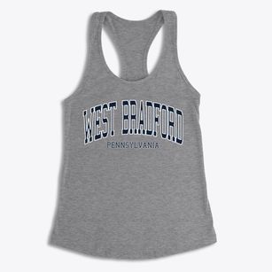 West Bradford Pennsylvania Traditional Women's Racerback Tank