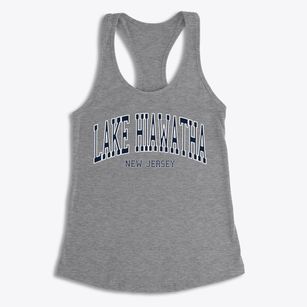 Lake Hiawatha New Jersey Traditional Women's Racerback Tank