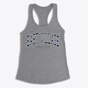 East Village Connecticut Traditional Women's Racerback Tank