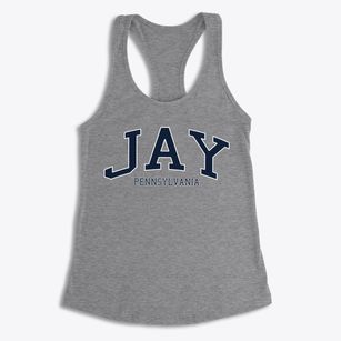 Jay Pennsylvania Traditional Women's Racerback Tank