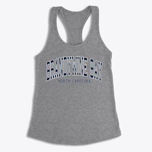Brandywine Bay North Carolina Traditional Women's Racerback Tank
