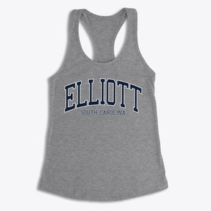 Elliott South Carolina Traditional Women's Racerback Tank