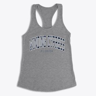 Winding Cypress Florida Traditional Women's Racerback Tank