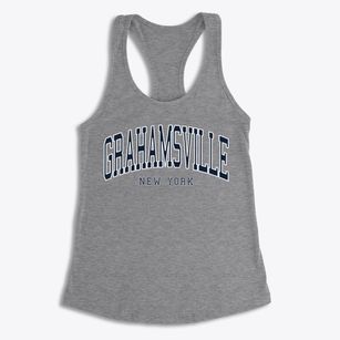 Grahamsville New York Traditional Women's Racerback Tank