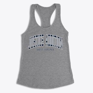 Justice Addition West Virginia Traditional Women's Racerback Tank