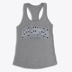 Lake Arrowhead Missouri Traditional Women's Racerback Tank