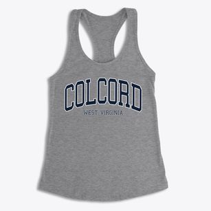 Colcord West Virginia Traditional Women's Racerback Tank