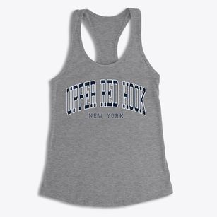 Upper Red Hook New York Traditional Women's Racerback Tank