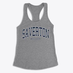 Saverton Missouri Traditional Women's Racerback Tank