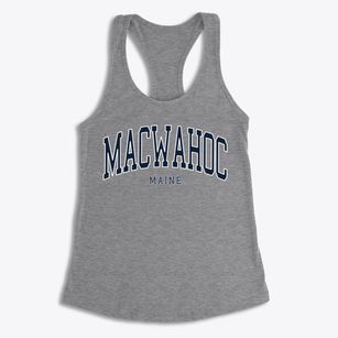 Macwahoc Maine Traditional Women's Racerback Tank