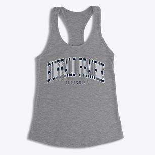 Buffalo Prairie Illinois Traditional Women's Racerback Tank