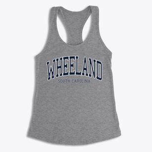 Wheeland South Carolina Traditional Women's Racerback Tank