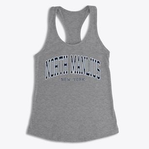 North Manlius New York Traditional Women's Racerback Tank