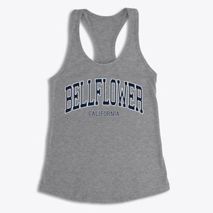 Bellflower California Traditional Women's Racerback Tank