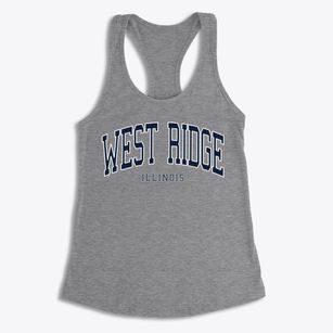 West Ridge Illinois Traditional Women's Racerback Tank