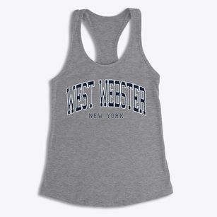 West Webster New York Traditional Women's Racerback Tank