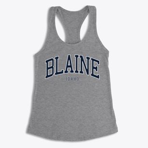Blaine Idaho Traditional Women's Racerback Tank