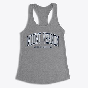 Mount Vernon North Carolina Traditional Women's Racerback Tank