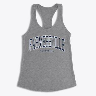 Farmersville California Traditional Women's Racerback Tank