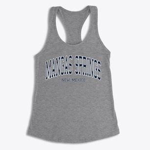 Mangas Springs New Mexico Traditional Women's Racerback Tank