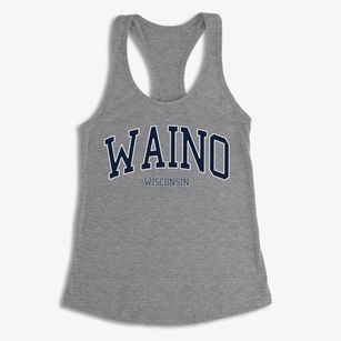 Waino Wisconsin Traditional Women's Racerback Tank