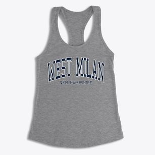 West Milan New Hampshire Traditional Women's Racerback Tank