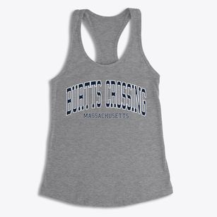 Burtts Crossing Massachusetts Traditional Women's Racerback Tank