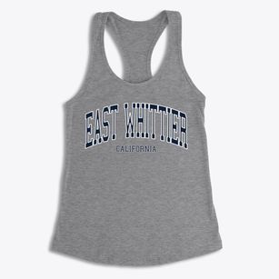 East Whittier California Traditional Women's Racerback Tank