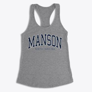 Manson North Carolina Traditional Women's Racerback Tank