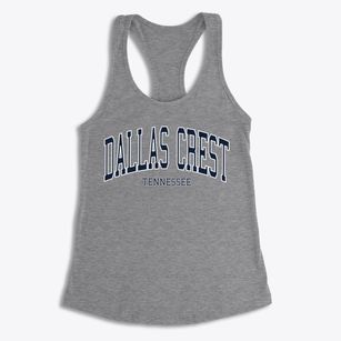 Dallas Crest Tennessee Traditional Women's Racerback Tank
