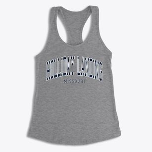 Holliday Landing Missouri Traditional Women's Racerback Tank