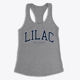 Lilac Mississippi Traditional Women's Racerback Tank