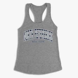 North Petersburg New York Traditional Women's Racerback Tank