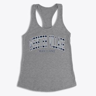 Webster Village Maryland Traditional Women's Racerback Tank