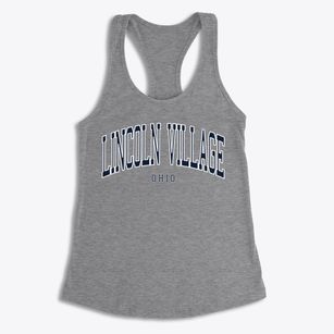 Lincoln Village Ohio Traditional Women's Racerback Tank