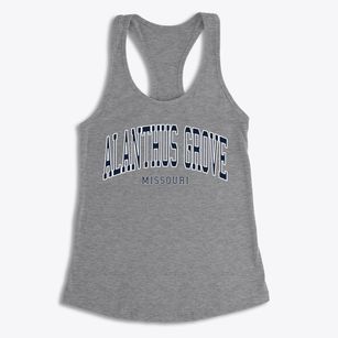 Alanthus Grove Missouri Traditional Women's Racerback Tank
