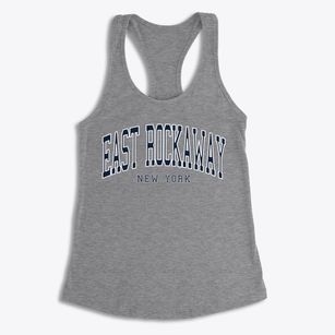 East Rockaway New York Traditional Women's Racerback Tank