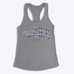 Williamsburg Texas Traditional Women's Racerback Tank